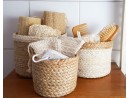 Set di 3 cestini in juta di alghe marine