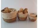 Korb Jute Seegras 3er Set