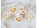 Set di 5 spugne di luffa, 7 cm