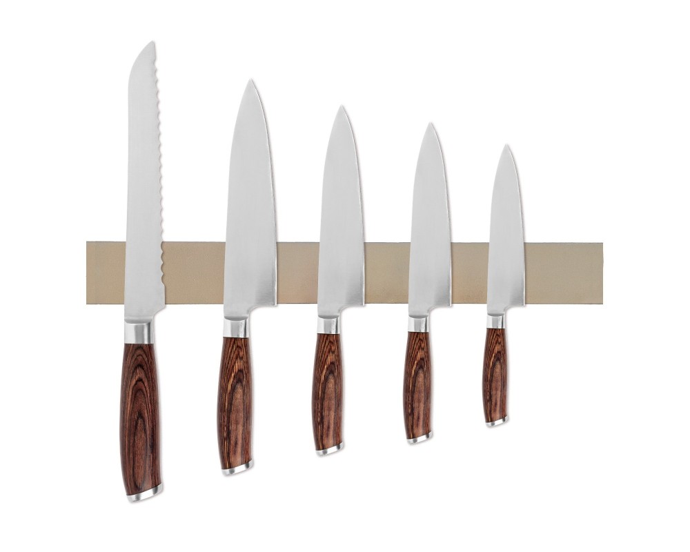 Magnetic knife rack metal 40 cm