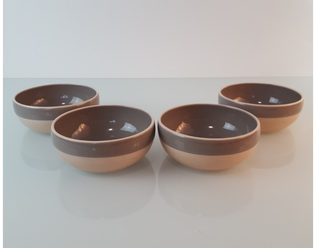 Ciotola per cereali beige-marrone