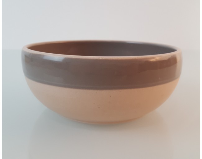 Ciotola per cereali beige-marrone