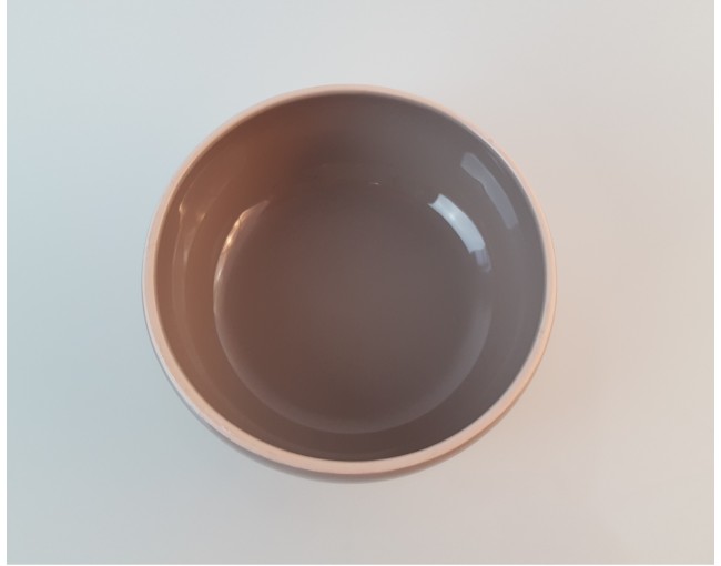 Ciotola per cereali beige-marrone