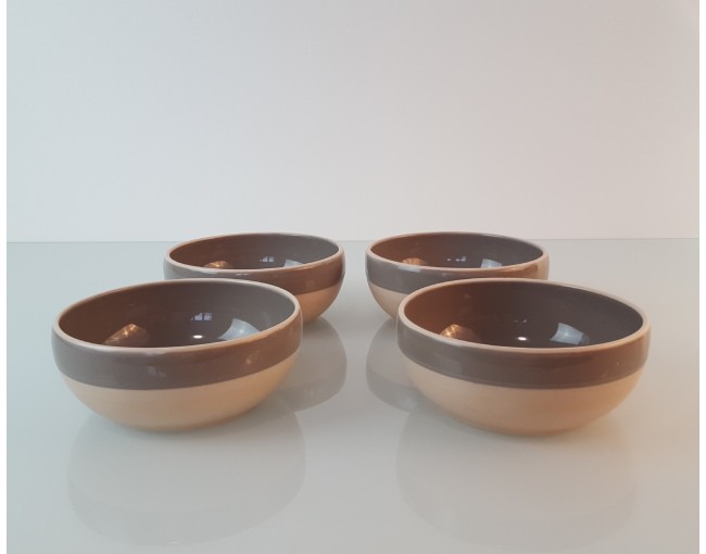 Ciotola per cereali beige-marrone