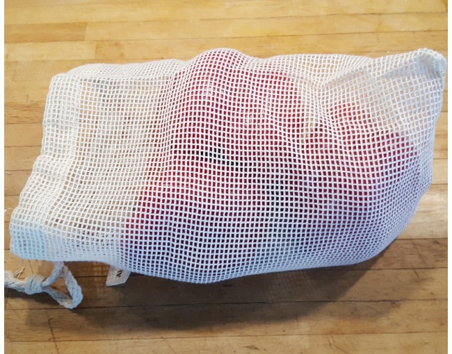 Set di 3 sacchetti in cotone per frutta e verdura