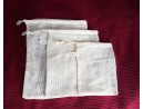 Set di 3 sacchetti in cotone per frutta e verdura