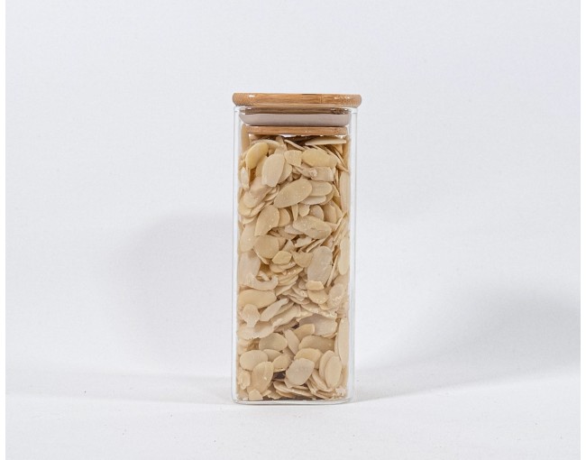 Schmale quadratische Vorratsgläser 14 cm hoch 10er Set