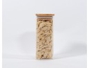 Schmale quadratische Vorratsgläser 14 cm hoch 10er Set