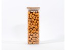 Narrow square storage jars 16 cm high set of 10