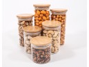 Lot de 6 bocaux de rangement minces en 6 tailles