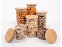 Lot de 6 bocaux de rangement minces en 6 tailles