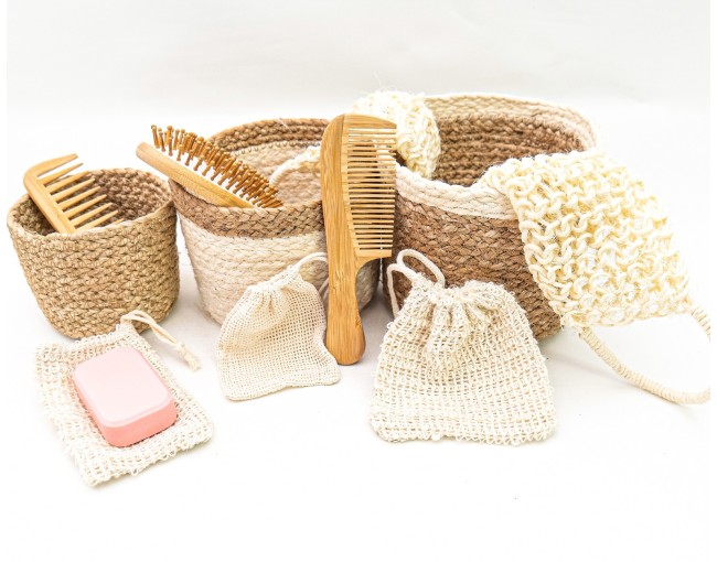 Grandi sacchetti di sapone per la doccia, set da 4