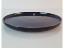 Piatto da portata in ceramica blu scuro