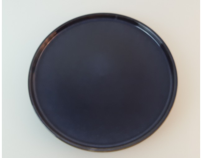 Piatto da portata in ceramica blu scuro