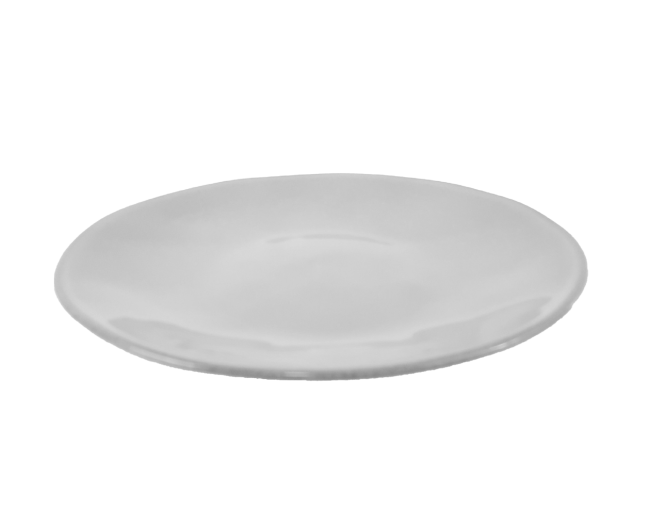 Green-blue ceramic dinner plate