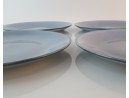 Speiseteller grünblau aus Keramik