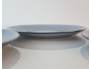 Speiseteller grünblau aus Keramik