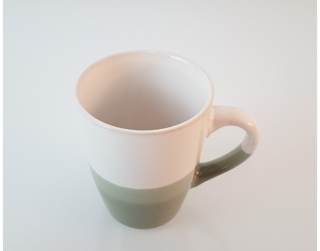 Tasse weissgrün 340ml
