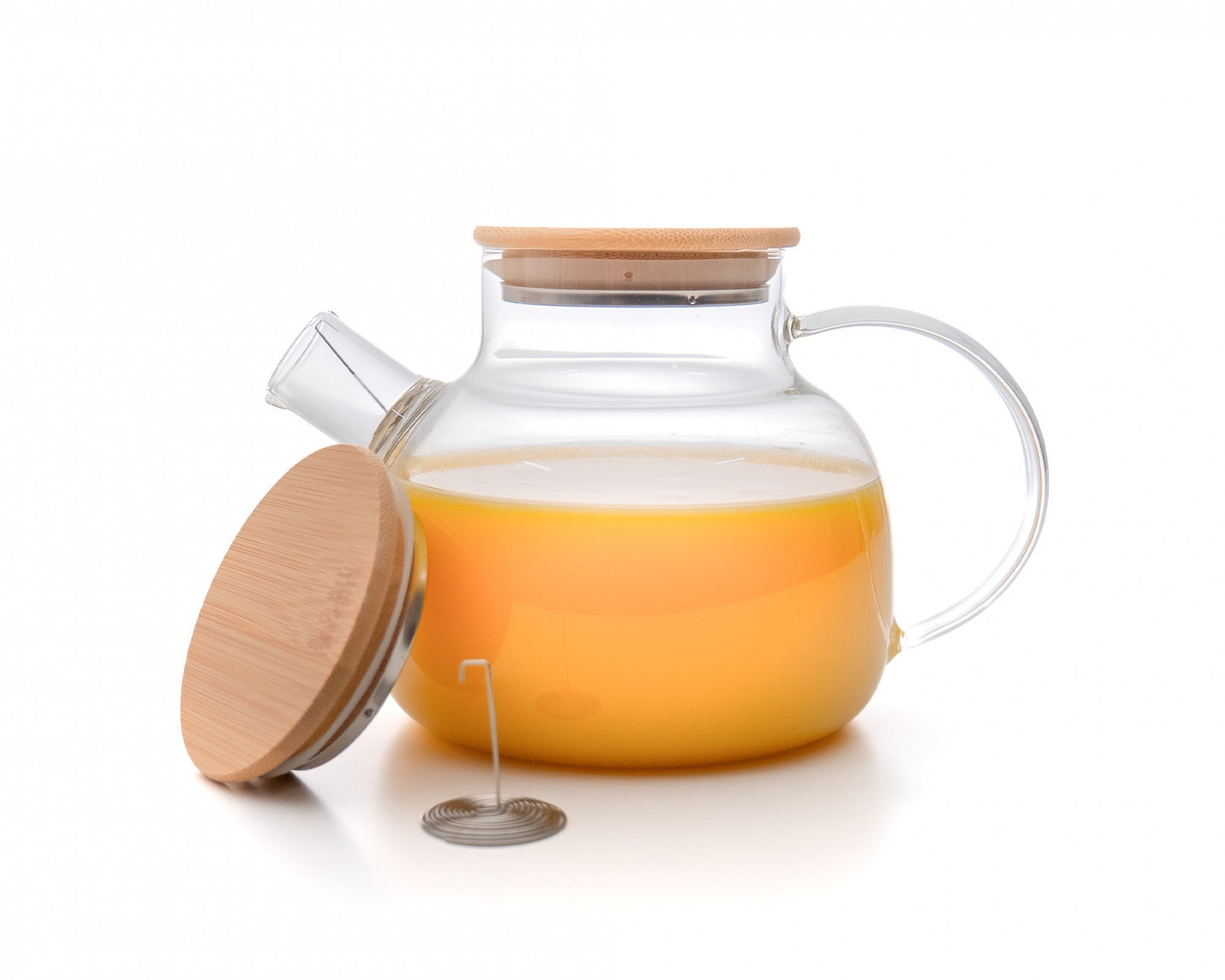 Teapot with bamboo lid 1000 ml Teapot with bamboo lid 1000 ml