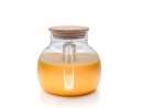 Teekanne mit  Bambus-Deckel 1000 ml