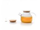 Teapot with bamboo lid 1000 ml
