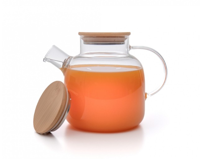 Teiera con coperchio in bambù 1400 ml