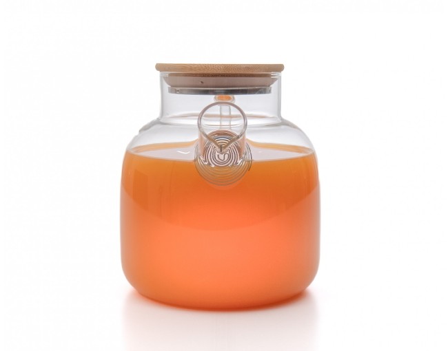 Teiera con coperchio in bambù 1400 ml