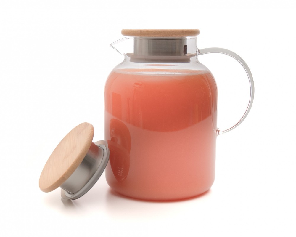 Teiera con coperchio in bambù 1700 ml