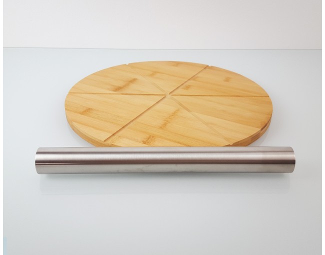 Stainless steel rolling pin