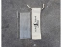 Trinkhalme aus Glas 10er Set