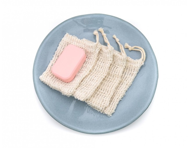 Soap bags for showering, set of 4