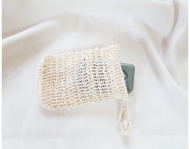 Seifenbeutel aus Sisal zum Duschen 4er Set