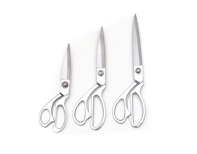 Schneiderschere Edelstahl und Aluminium 3 Finger 23cm