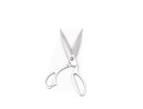 Schneiderschere Edelstahl und Aluminium 3 Finger 23cm