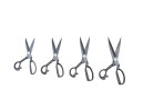 Schneiderschere aus Carbonstahl 3 Finger 26cm