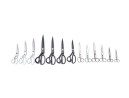 Schneiderschere Edelstahl und Aluminium 3 Finger 26cm