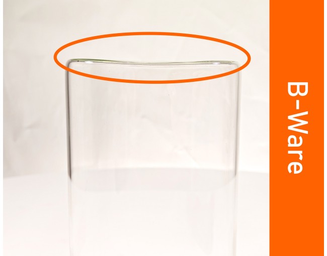 B-Stock Square storage jars with bamboo lids individually