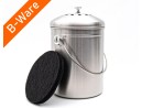 B-stock compost bin 5 liters stainless steel with filter