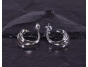 Anschmiegsame Silberohrstecker
