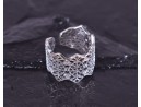 Detailreicher Vintage Silberringgnet