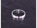 Eleganter Silberring mit matter Oberfläche