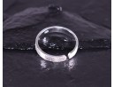 Eleganter Silberring mit matter Oberfläche