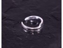 Modern designter Silberring mit markanter Farbgebung