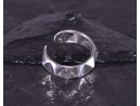 Silberring im Punk Design