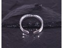 Silberring mit gedrehter Ringschiene