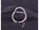 Silberring mit Kranzmotiv