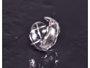 Silberring mit lebendigem Design