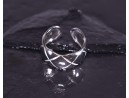 Silberring mit lebendigem Design