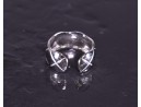 Silberring mit lebendigem Design