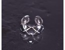 Silberring mit lebendigem Design